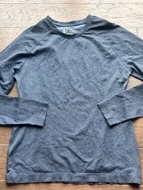 FIGS Seamless Slate Gray Long Sleeve Top XL